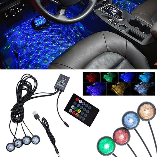 

sound control atmosphere light interior decoration multi colors lamp star