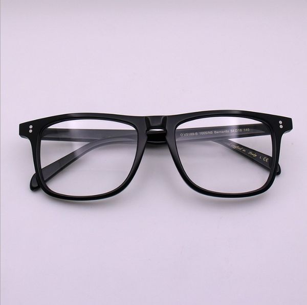 

eyeglasses frames brand designer ov5189 men women square vintage prescript glasses optical eyewear reading oculos, Black