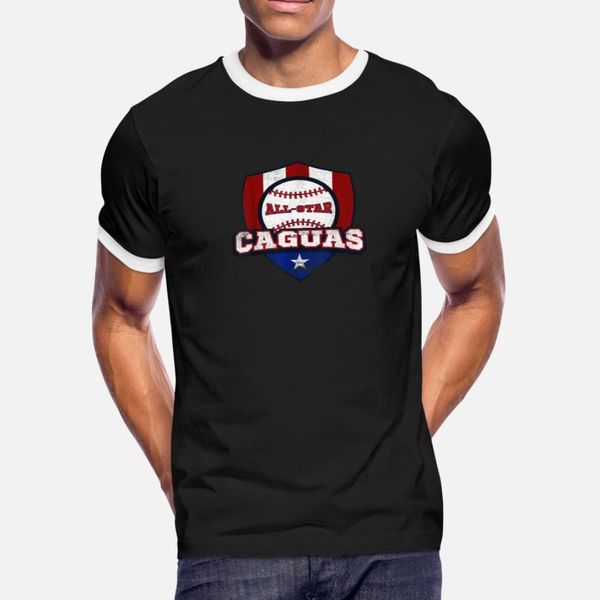 

caguas puerto rico camisa puerto rican pr baseball t shirt men designing 100% cotton s-3xl male famous humor summer letters shirt