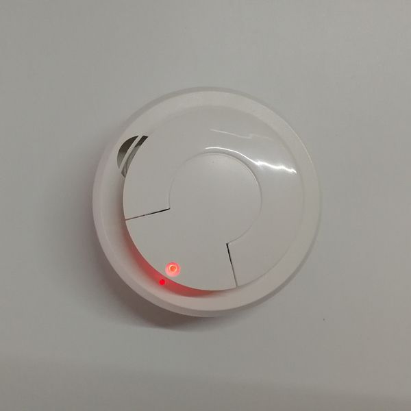 

wifi smoke detector tuya smart home smoke alarm app notification fire sense, Black;white