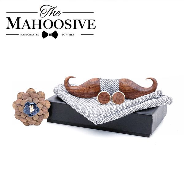 

mahoosive wood men bow tie blue paisley bowtie business wedding bowknot dot blue and black bow ties for groom party accessories, Blue;purple