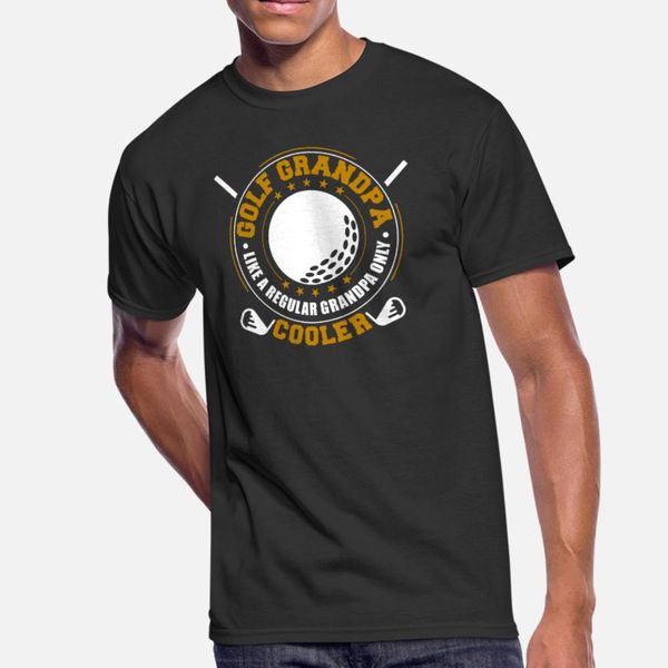 

golf grandpa like a regular grandpa only cooler t shirt men designs cotton euro size s-3xl letters loose humor summer family shirt