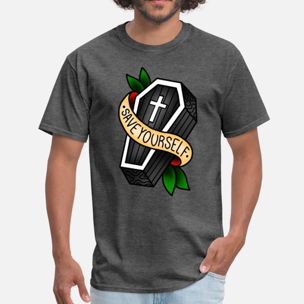 

save yourself t shirt men customized short sleeve size s-3xl clothing crazy authentic summer style standard shirt