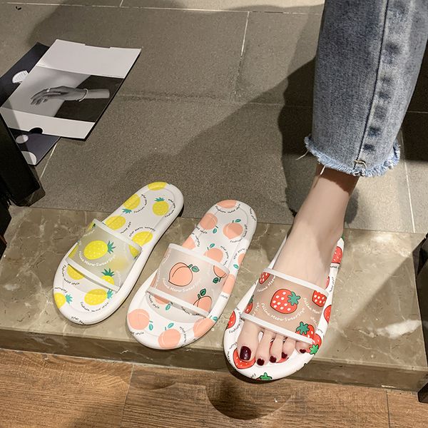 

swyivy pvc sildes shoes women slippers home 2020 summer slippers woman light women shoes female flat sandale femme fashion shoe, Black