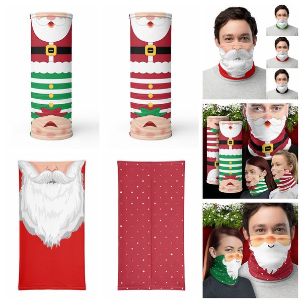 

magic headscarf chirstmas face shield bandana face mask outdoor sports headband visor neck gaiter christmas decoration gifts ffa4323