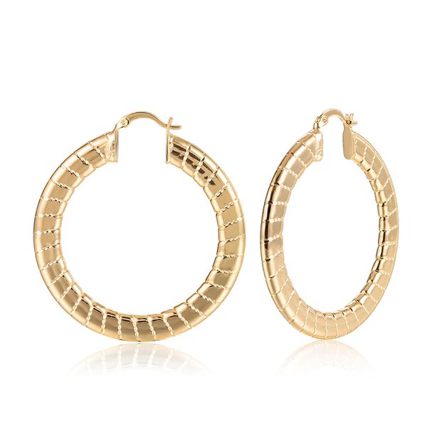

3pairs/pack gold hoop earrings for women 's earrings for gold plated ring female jewelry wedding accessories gift, Golden;silver