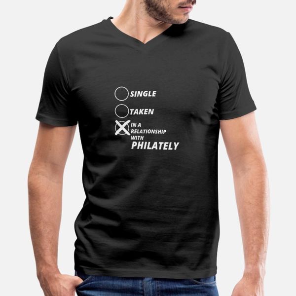 

сингл отношение филателия тенниска мужчина настройка 100% хлопок s-xxxl kawaii сумасшедшая смешные повседневная весна природные рубашки