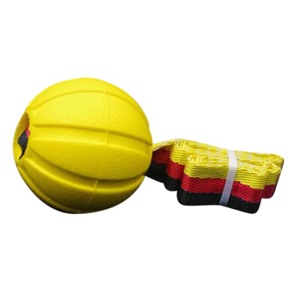 

chew toys with carrier rope pet solid dog training ball indestructible rubber