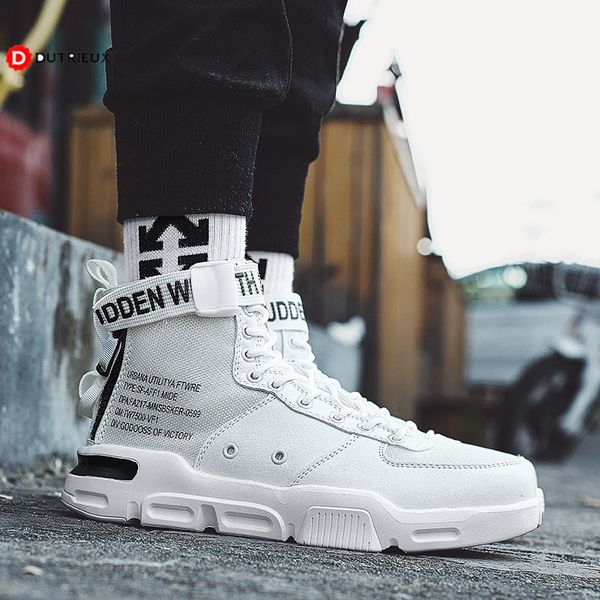 

fashion trend men high casual shoes mens trainers sneakers 2020 spring new man sneaker calzado hombre, Black