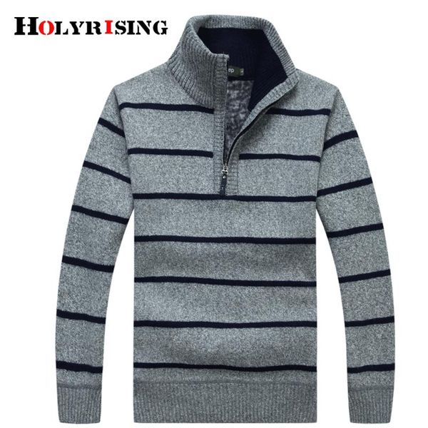 

men striped sweater men cashmere wool sweaters 2020 warm pullover coat outerwear 5 color mens sweaters pullovers 18311-5, White;black