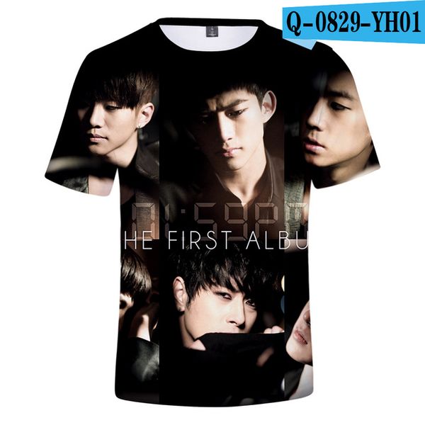 

kpop 2pm brand 3d print shirts graphic horror hippie men clothing