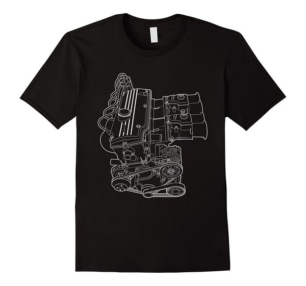 

2019 горячих продаж мода vintage euro 4 гонок cylinder race engine футболочка