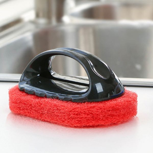 

plastic handle sponge bath brush cleaning tile glass clean brushes