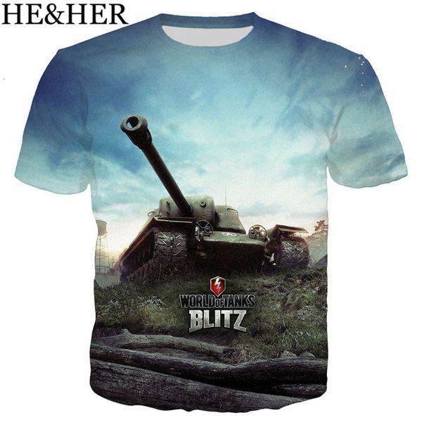 

popular game world of tanks falls 3d print shirts horror comics hippie men clothing