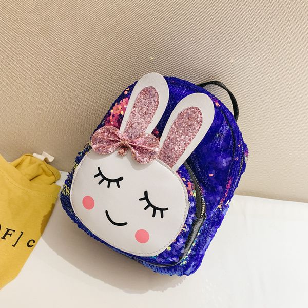 

2019 новый стиль блесток детей рюкзак корейской версии рюкзак для 3-6 лет ребенок мультфильм кролик детская schoolbag