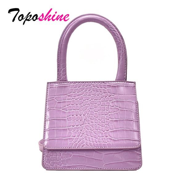 

shine alligator leather woman handbag new lady shoulder bag crossbody bags crocodile leather woman totes bag girls