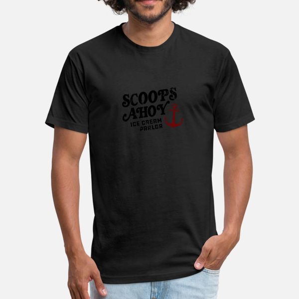 

scoops ahoy ice cream shop t shirt men designs cotton o-neck costume graphic funny casual spring pictures shirt