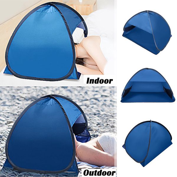 

portable anti-uv outdoor beach mini tent camping foldable sunshade sun protection personal canopy