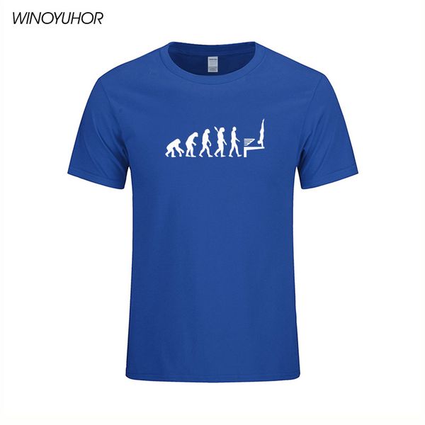 

high diving evolution t shirt men 2019 summer casual короткий рукав футболки хлопок спортивные топы мужской брендовой одежды