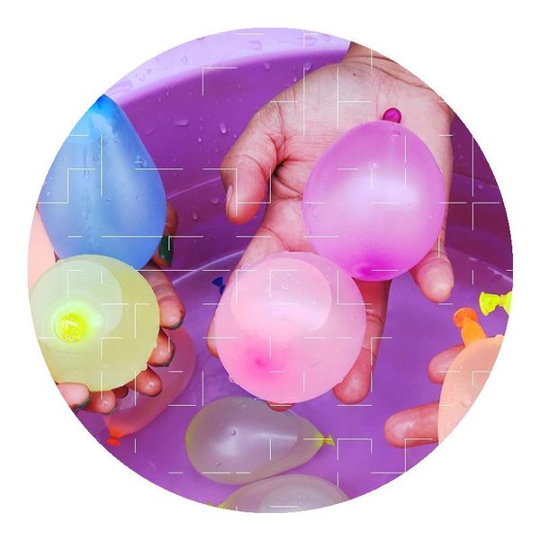 

111pcs summer outdoors water bomb games latex balloons in bulk self sealing instant in beach party