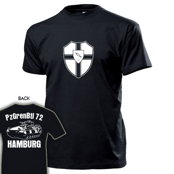 

2019 fashion t shirt pzgrenbtl 72 hamburg panzergrenadierbataillon wappen bundeswehr #13982 tee shirt