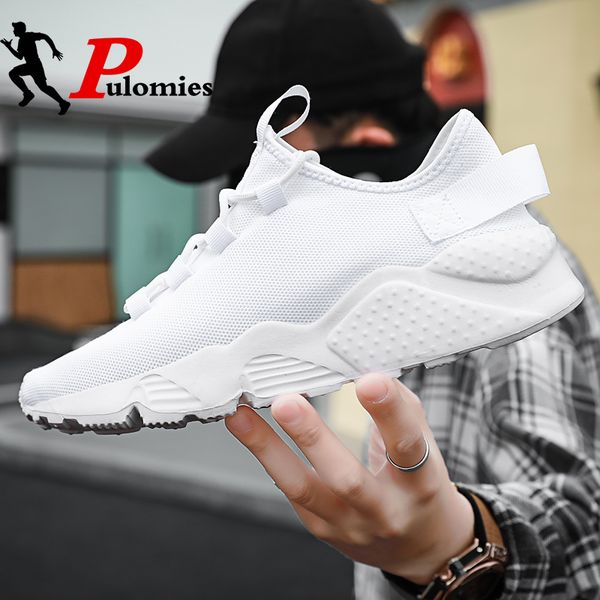 

2020newmenshoessneakersshoesmencasualbreathablemeshsneakersplatformsneakersmensportshoesrunningshoessize13, Black