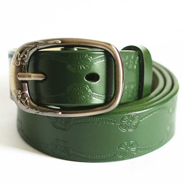 

genuine leather belts for women second layer cowskin woman belt vintage pin buckle strap jeans d070816, Black;brown