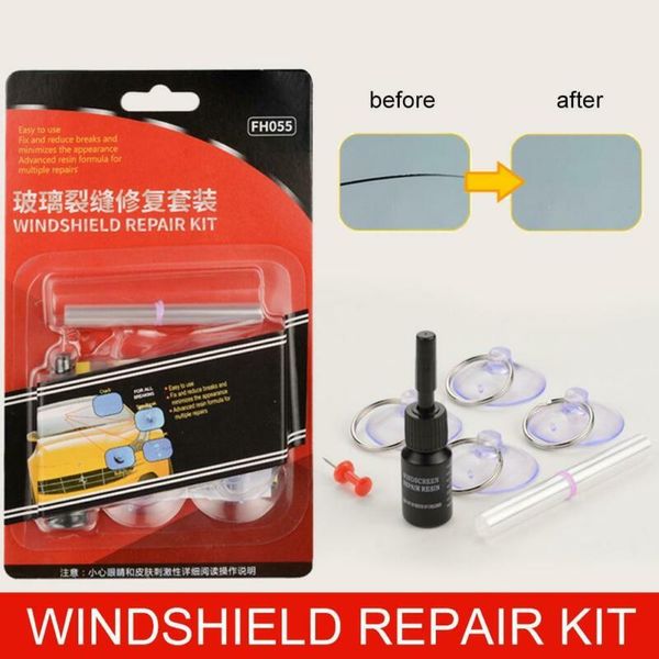 

set glass repair tool fillers car auto windscreen diy for chip&crack restore