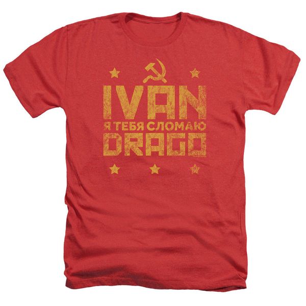 

rocky iv ivan drago break russian letters distressed heather 2019 fashion summer funny print create your own t shirt