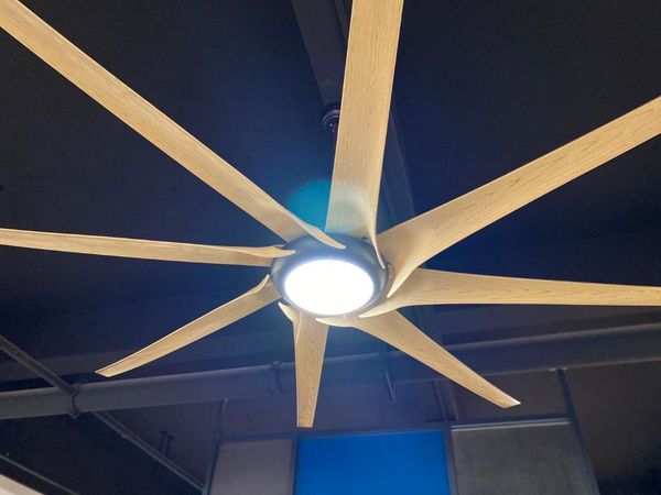 

100 inch ceiling fan with light big wind dc motor 5speed ventilador de techo office ceiling fan in l lobby ing