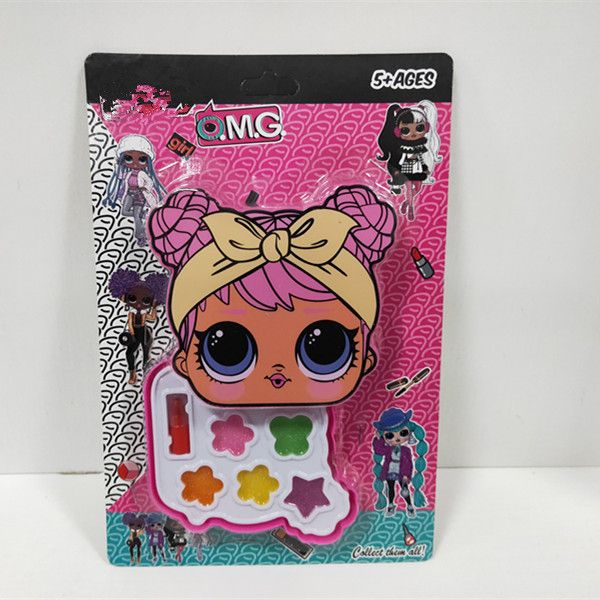 

5 lip gloss+ 1 lipstick china popular product kids roll lip gloss stylish cosmetic set for girls 5