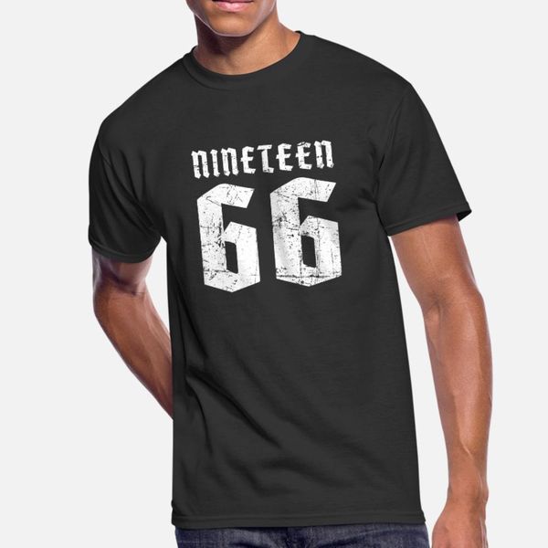 

nineteen 1966 d t shirt men printed 100% cotton round neck normal loose funny casual summer vintage shirt