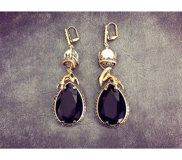 

мода змея кулон дизайн серьги животных earrings11, Golden;silver