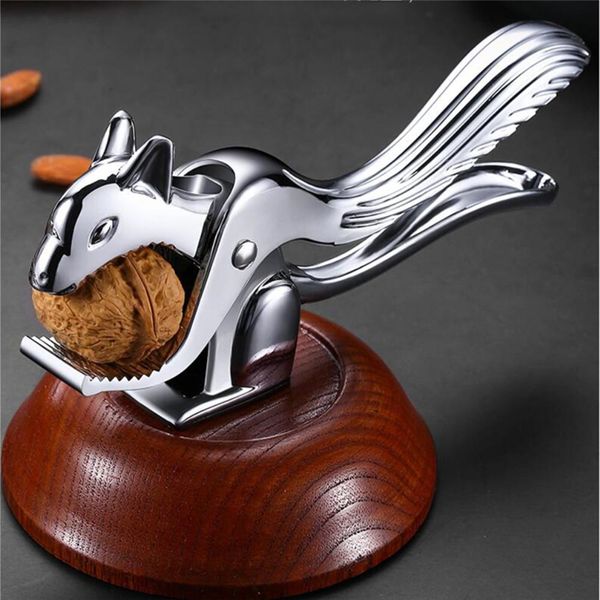 

squirrel shape walnut nutcracker sheller kitchen tool tweezers walnut pliers metal opener clamp tool hazelnut nut pliers tool
