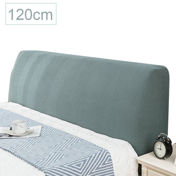 

dustproof protector stretch solid jacquard elastic bedroom decor headboard cover