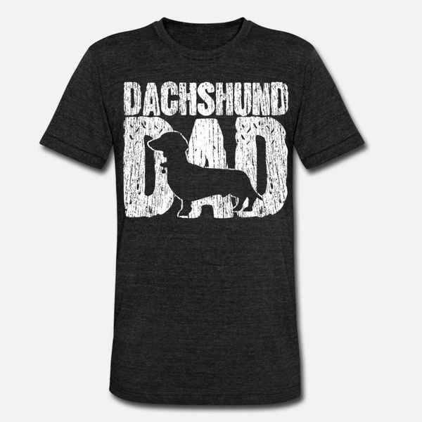 

dachshund dad t shirt men design 100% cotton round neck unique famous fashion summer style letters shirt