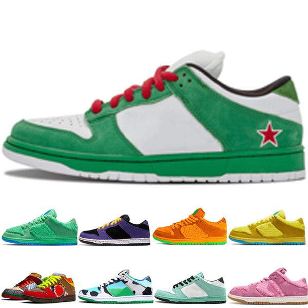 

wholesale men women running shoes sb dunk heineken green bear black gold kentucky sea crystal leaf central park university red sneakers