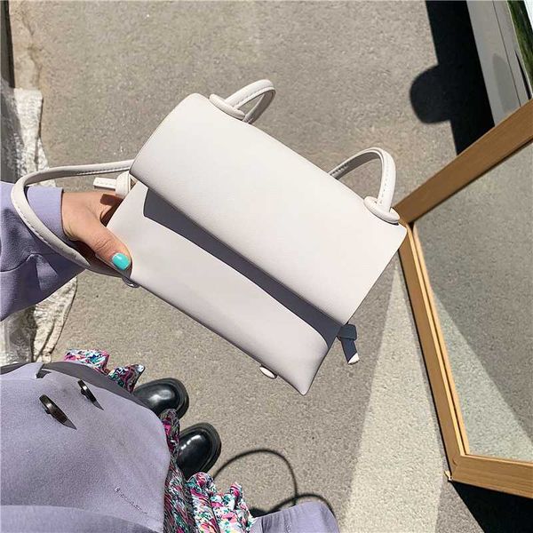 

простой малый сплошной цвет кожа pu crossbody сумки для женщин 2020 лето плеча мешок руки путешествия симпатичные сумки # 30
