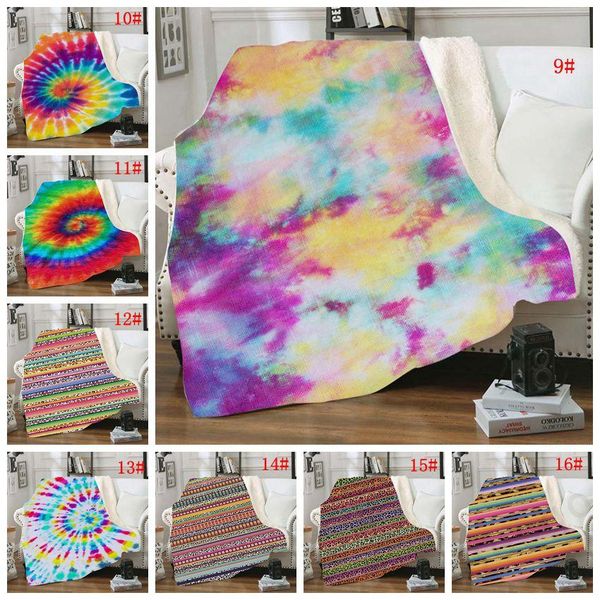 

150*130cm sherpa blanket sunflower floral striled leopard 3d printed kid winter plush shawl couch sofa throw fleece wrap 16 styles bc bh2906