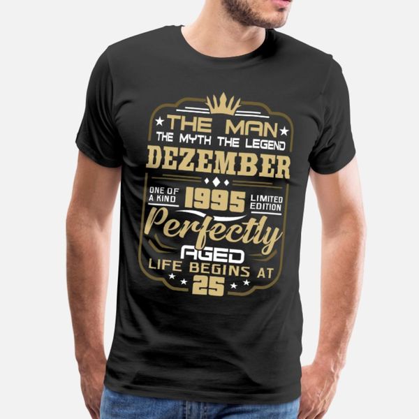 

december 1995 25 years old birthday 25th bday t shirt men create short sleeve o neck kawaii famous building summer family shirt