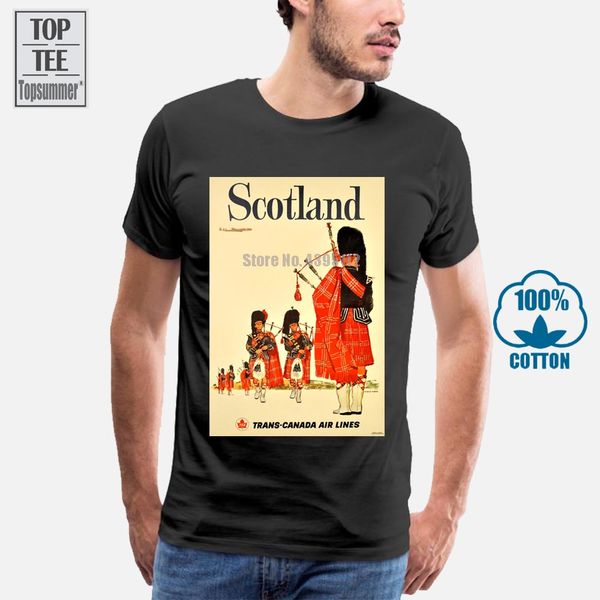 

vintage travel scotland t shirt retro prints home holiday