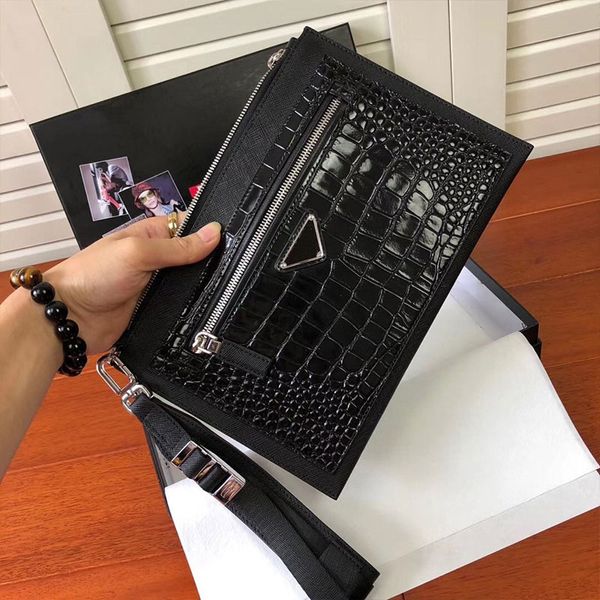 

fashion men clutch bags crossbody bag purse handbag high grade clutch bags classic fashion leather bag wallet women bags with dust bag type4