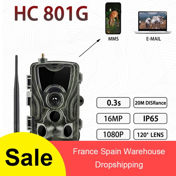 

hunting cameras hc - 801g 3g multiple camera 16mp 1080p full hd videos trail megapixel waterproof 940nm infrared leds