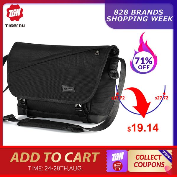 

tigernu 2020 new fashion 9.5l shoulder light weight designer messenger bags for men large capacity casual sling bag male
