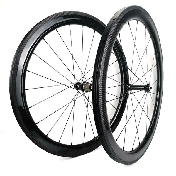 

700c 50mm depth 25mm width road carbon wheels clincher/tubular carbon wheelset with novatec as61cb/fs62cb hubs,ac3 brake surface