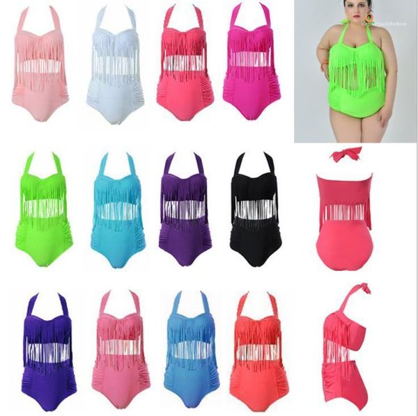 

sexy 2pcs бикини комплекты одежды женщин плюс размер бикини наборы summer кисточками designer, White;black