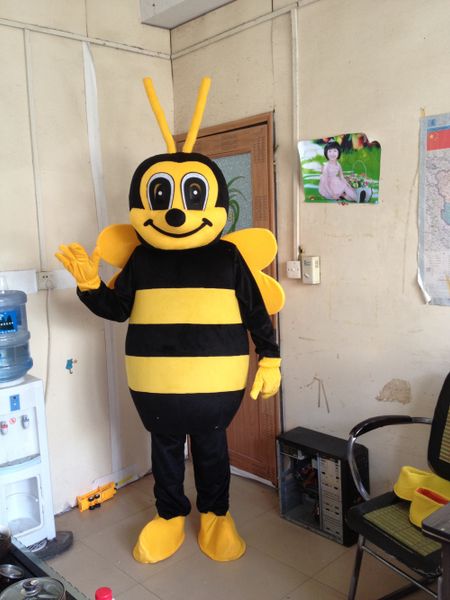 

bumblebee bees mascot costume size yellow mascot costume bees mascot cartoon clothing high-quality prom dress ing, Red;yellow