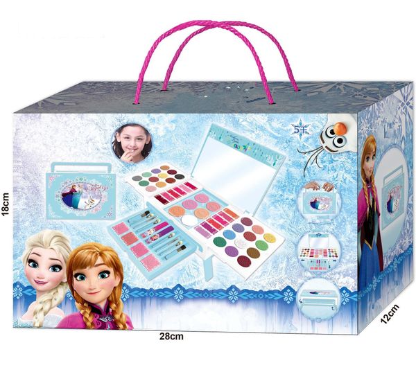 

multiful layer unfolded desk shape easy take away non - toxic makeup combo set makeup highlighter for girls 5