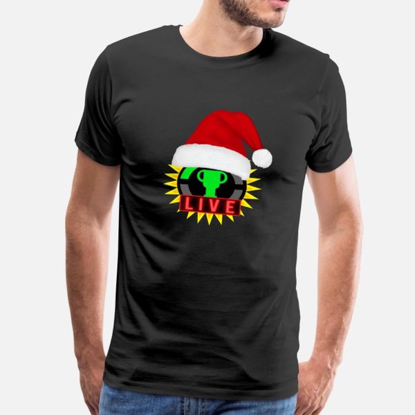 

gt live official logo christmas edition gift idea t shirt men printed 100% cotton crew neck costume cute casual spring kawaii shirt