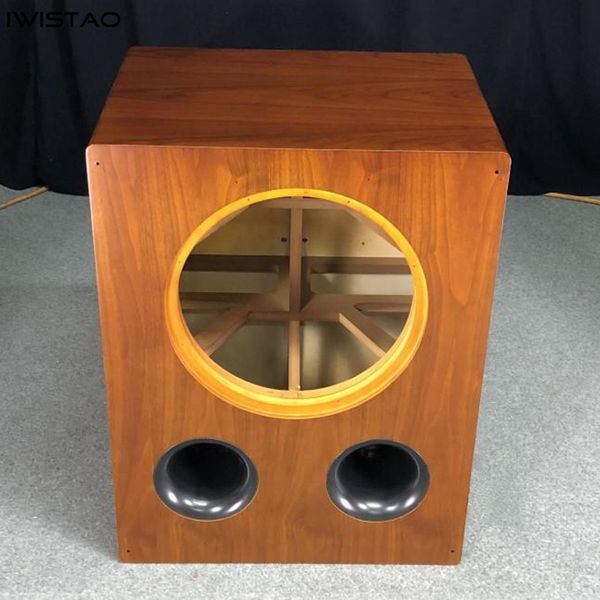 

iwistao hifi woofer honeycomb labyrinth empty speaker cabinet 1 pc 12 inch birch multi-layer board 25mm for tube amp diy